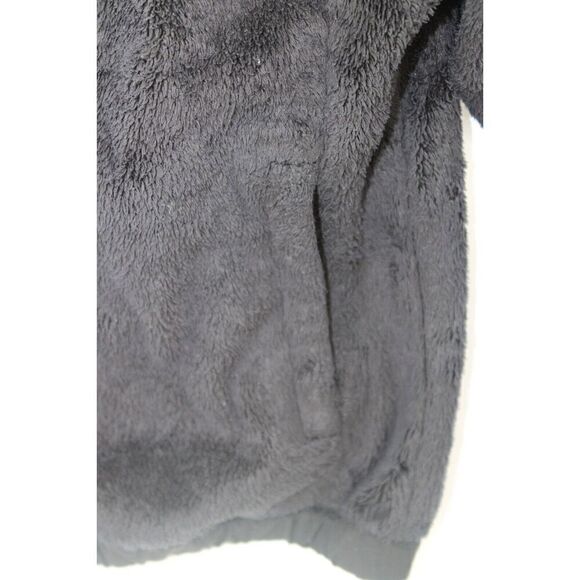 The North Face black jacket Girls size 7/8 Fuzzy - Picture 4 of 10